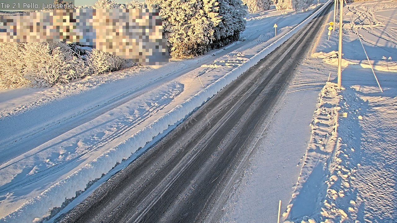 Kelikamerat Kuva Tie 21 Pello Juoksenki, Pello, Lappi