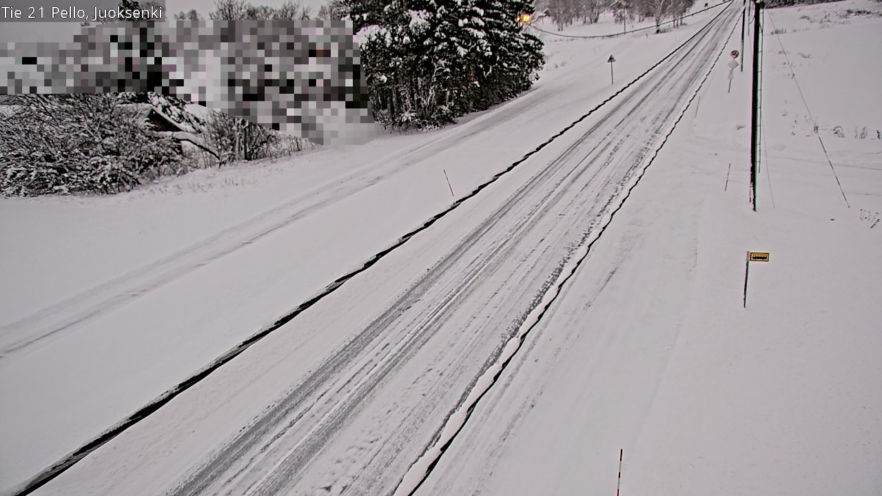 Kelikamerat Kuva Tie 21 Pello Juoksenki, Pello, Lappi
