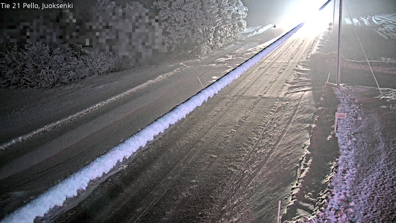Kelikamerat Kuva Tie 21 Pello Juoksenki, Pello, Lappi