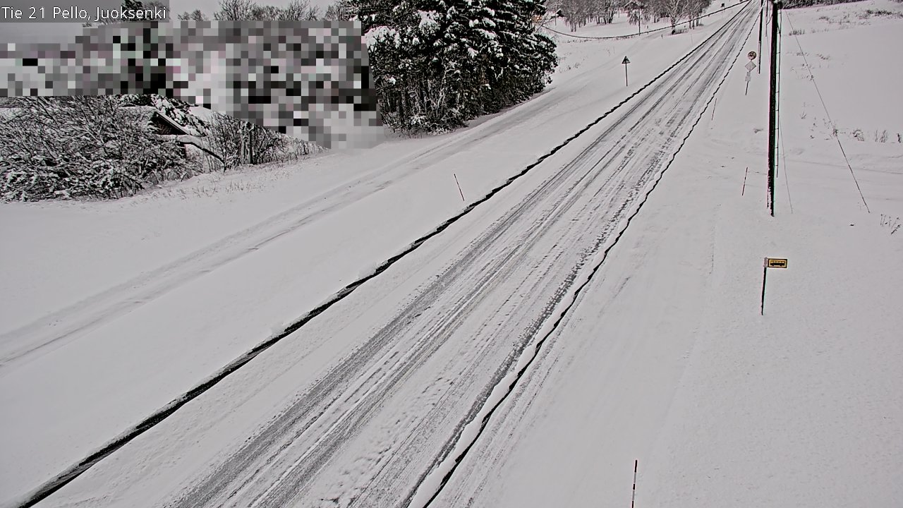 Kelikamerat Kuva Tie 21 Pello Juoksenki, Pello, Lappi