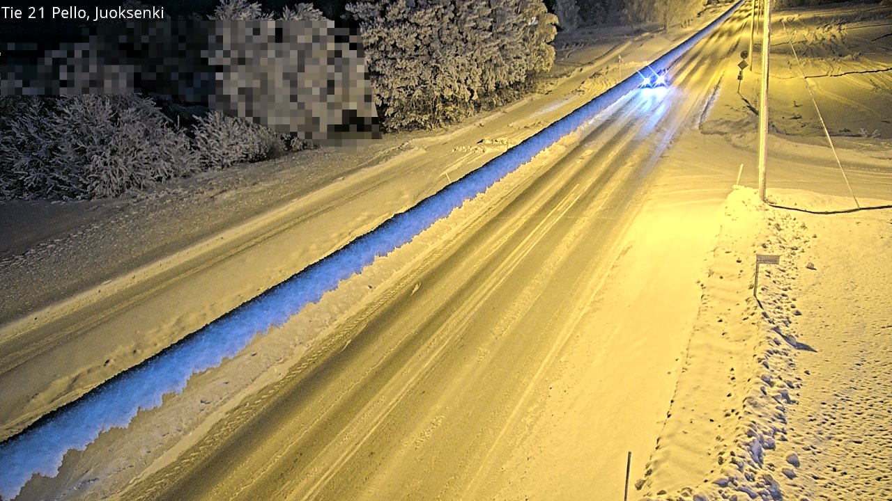 Kelikamerat Kuva Tie 21 Pello Juoksenki, Pello, Lappi