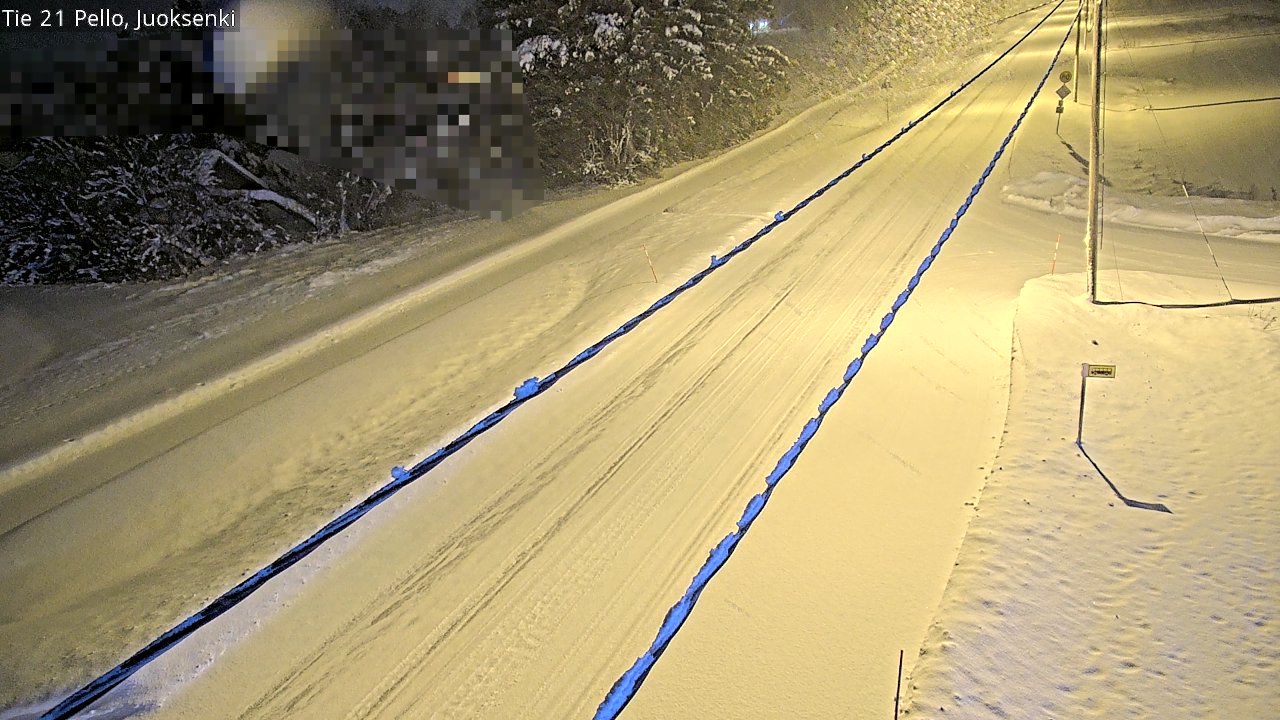 Kelikamerat Kuva Tie 21 Pello Juoksenki, Pello, Lappi