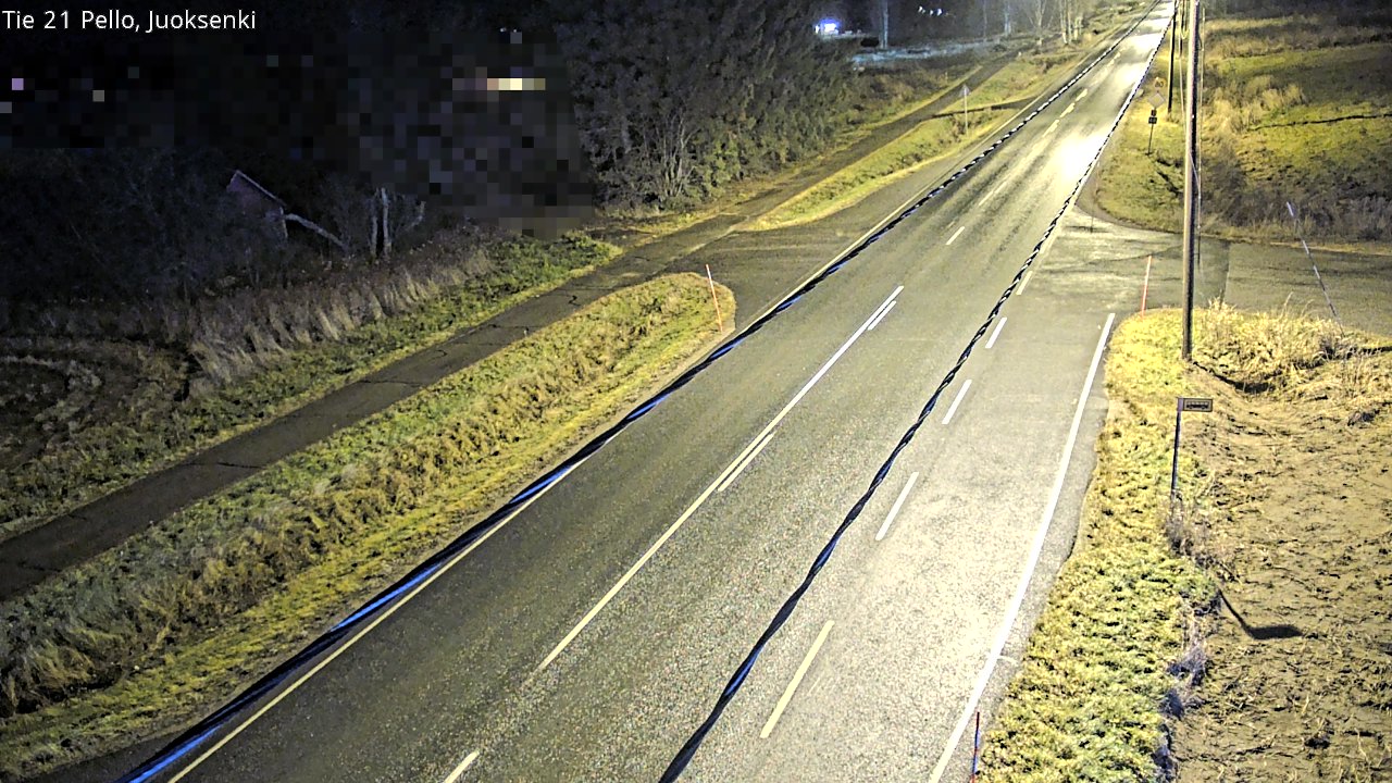 Kelikamerat Kuva Tie 21 Pello Juoksenki, Pello, Lappi