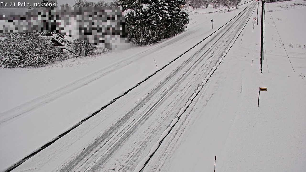 Kelikamerat Kuva Tie 21 Pello Juoksenki, Pello, Lappi