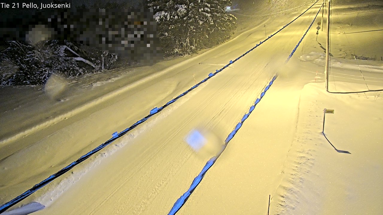 Kelikamerat Kuva Tie 21 Pello Juoksenki, Pello, Lappi