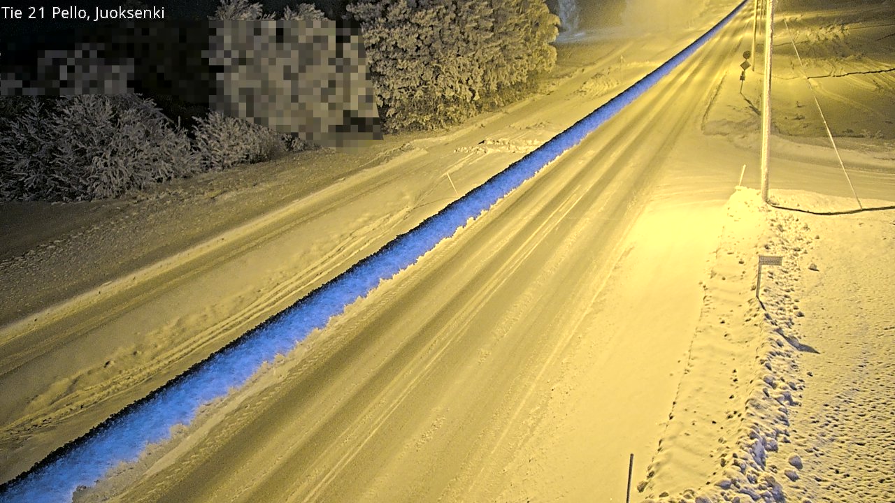 Kelikamerat Kuva Tie 21 Pello Juoksenki, Pello, Lappi