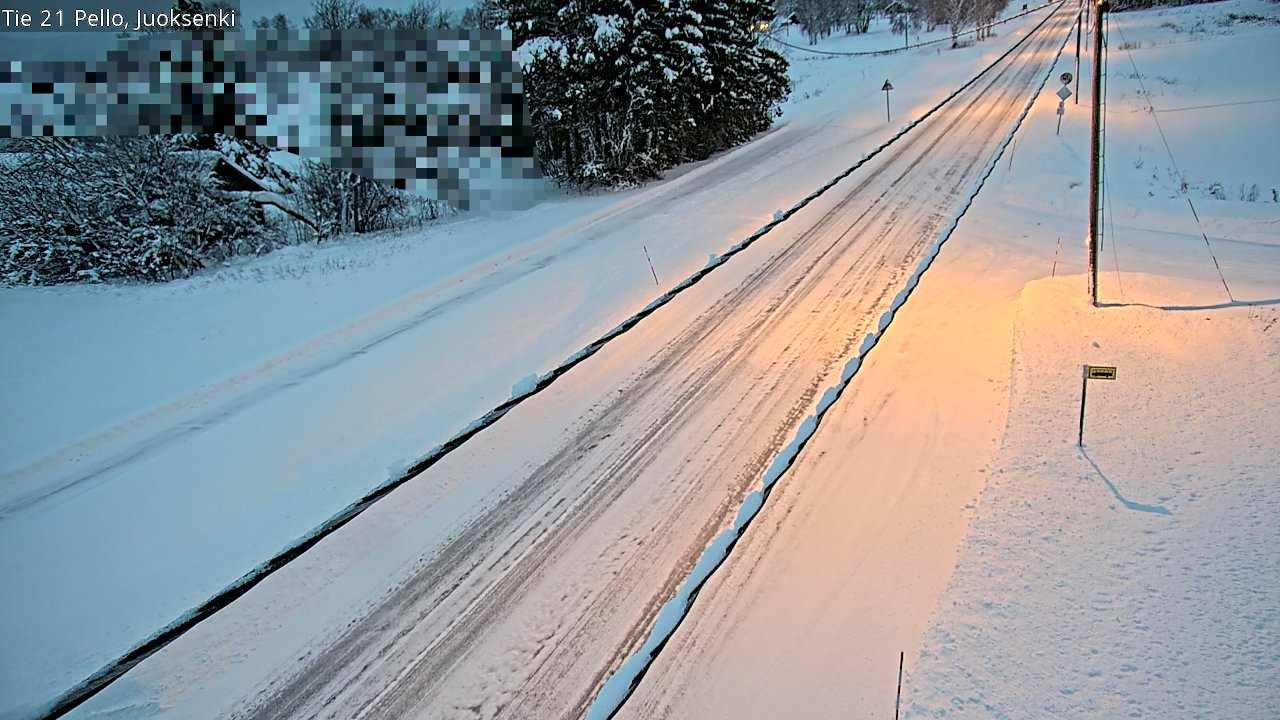 Kelikamerat Kuva Tie 21 Pello Juoksenki, Pello, Lappi