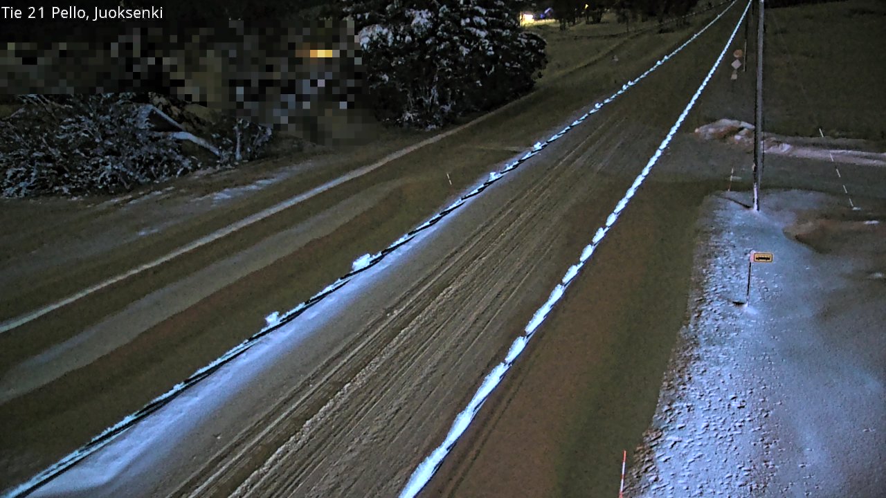 Kelikamerat Kuva Tie 21 Pello Juoksenki, Pello, Lappi