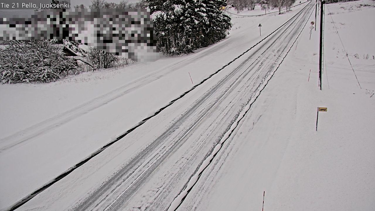 Kelikamerat Kuva Tie 21 Pello Juoksenki, Pello, Lappi