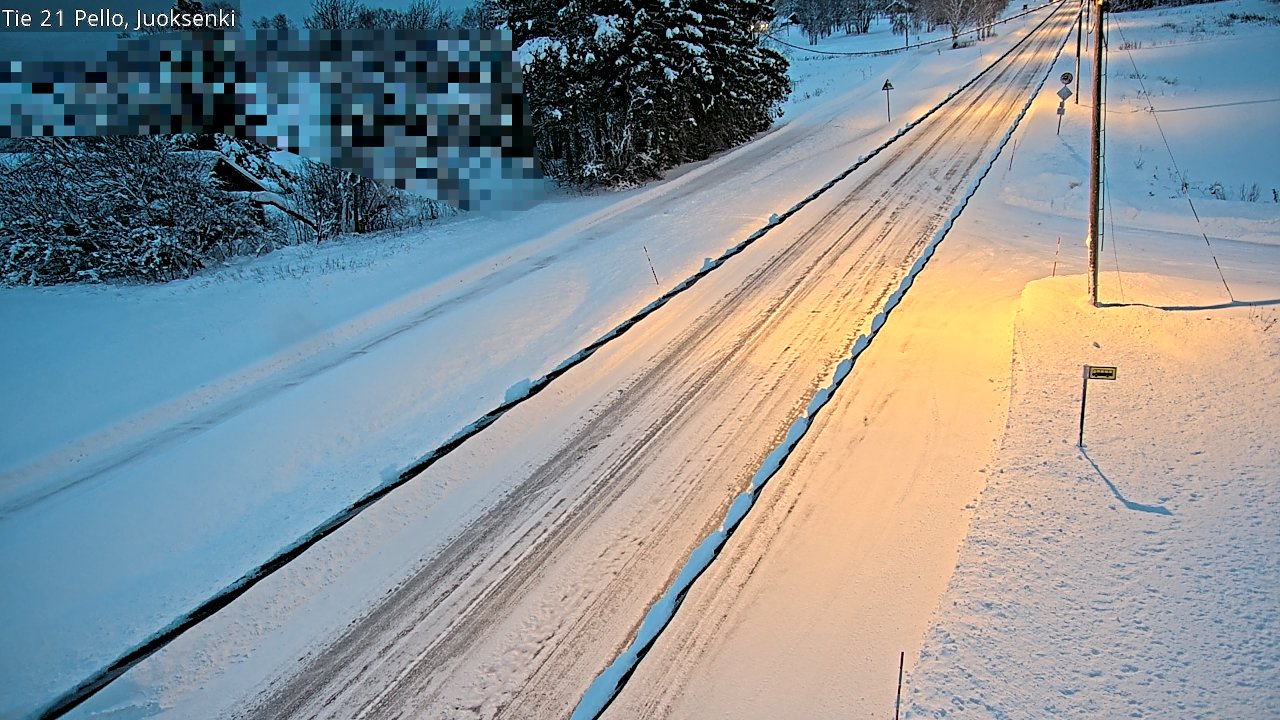 Kelikamerat Kuva Tie 21 Pello Juoksenki, Pello, Lappi
