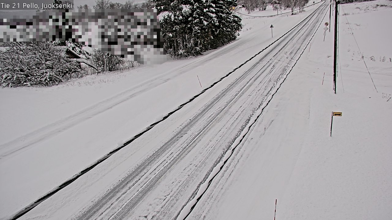 Kelikamerat Kuva Tie 21 Pello Juoksenki, Pello, Lappi