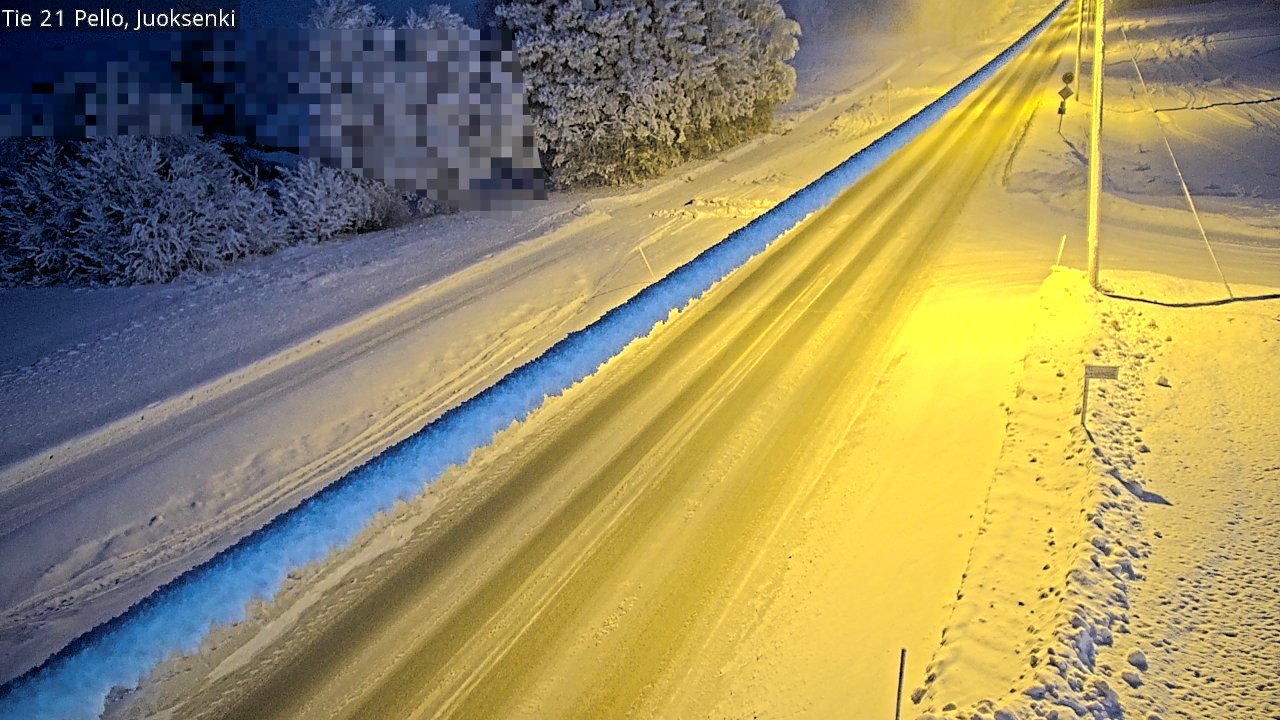 Kelikamerat Kuva Tie 21 Pello Juoksenki, Pello, Lappi
