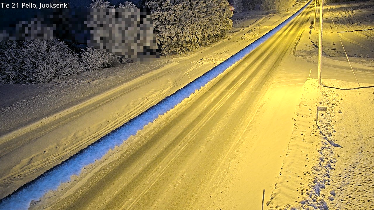 Kelikamerat Kuva Tie 21 Pello Juoksenki, Pello, Lappi