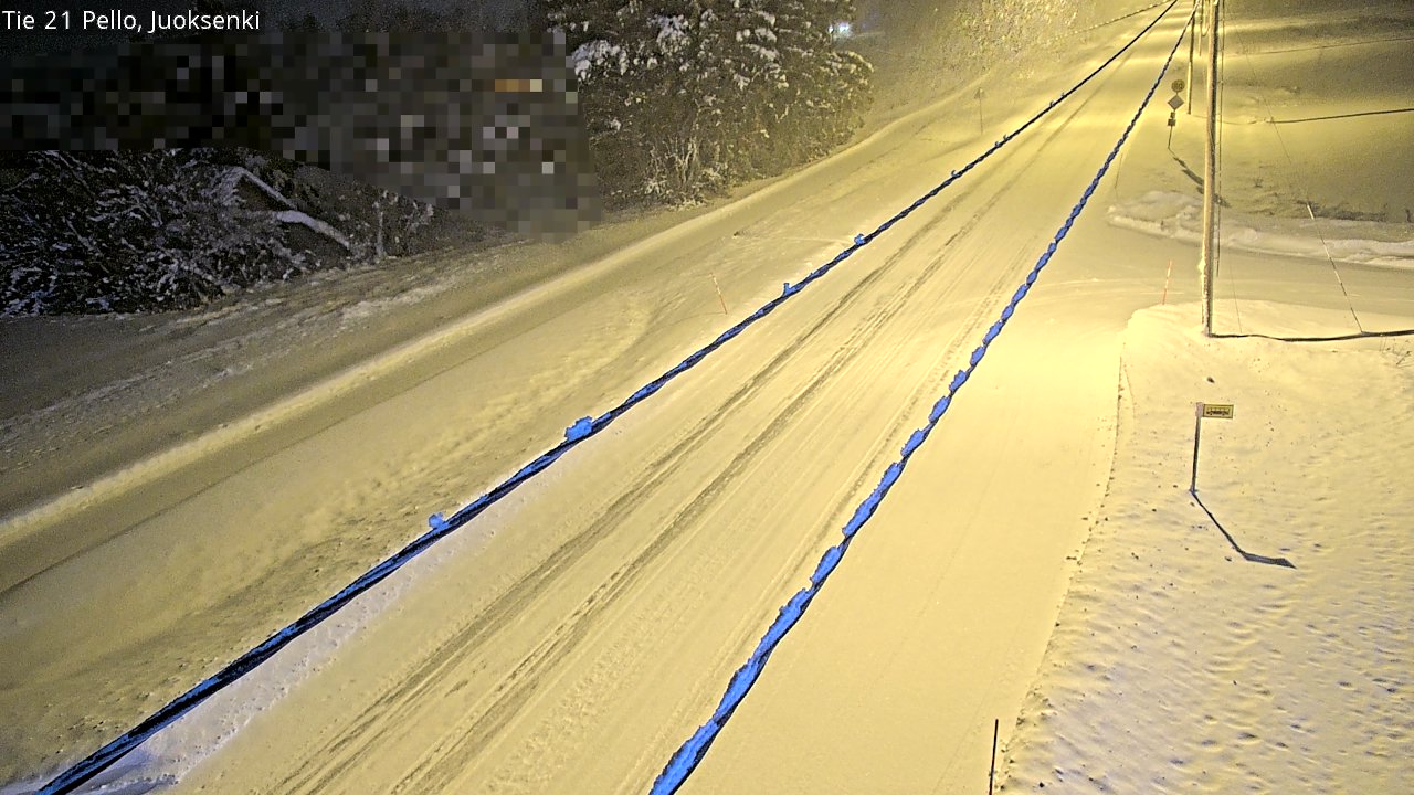 Kelikamerat Kuva Tie 21 Pello Juoksenki, Pello, Lappi