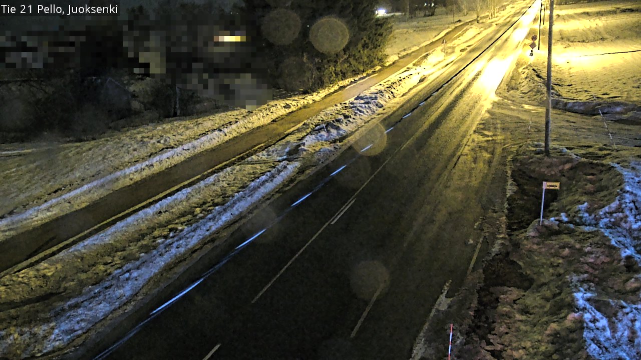 Kelikamerat Kuva Tie 21 Pello Juoksenki, Pello, Lappi