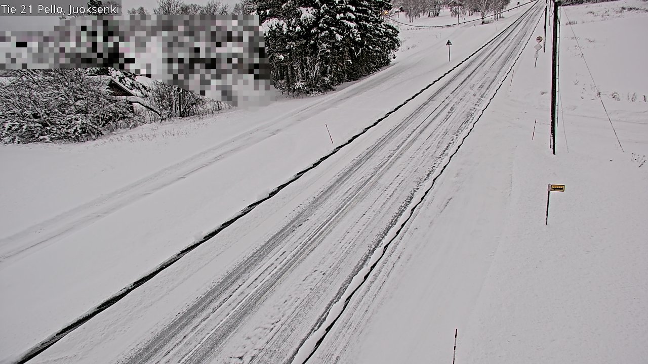 Kelikamerat Kuva Tie 21 Pello Juoksenki, Pello, Lappi