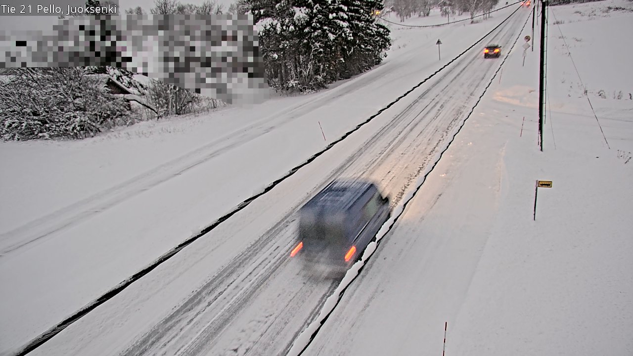 Kelikamerat Kuva Tie 21 Pello Juoksenki, Pello, Lappi