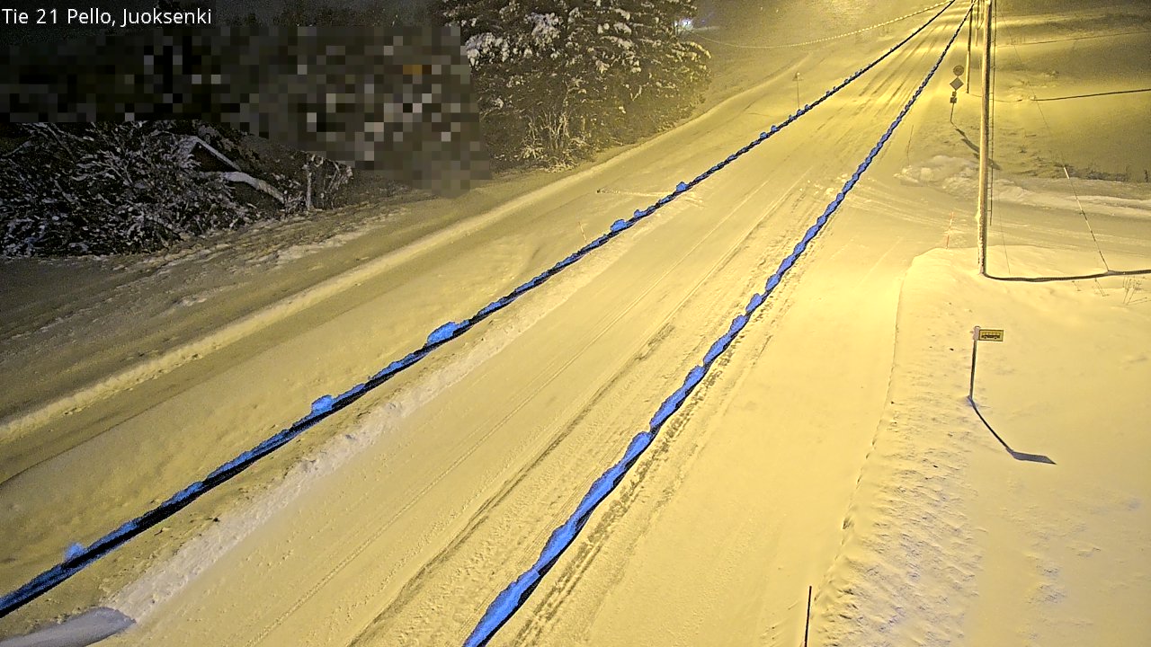 Kelikamerat Kuva Tie 21 Pello Juoksenki, Pello, Lappi