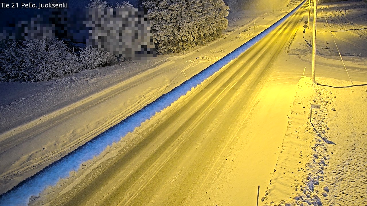 Kelikamerat Kuva Tie 21 Pello Juoksenki, Pello, Lappi