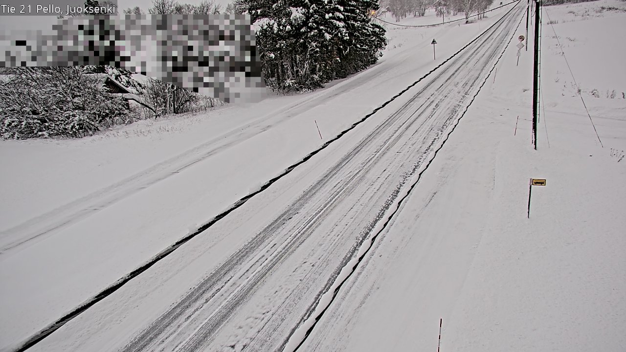 Kelikamerat Kuva Tie 21 Pello Juoksenki, Pello, Lappi