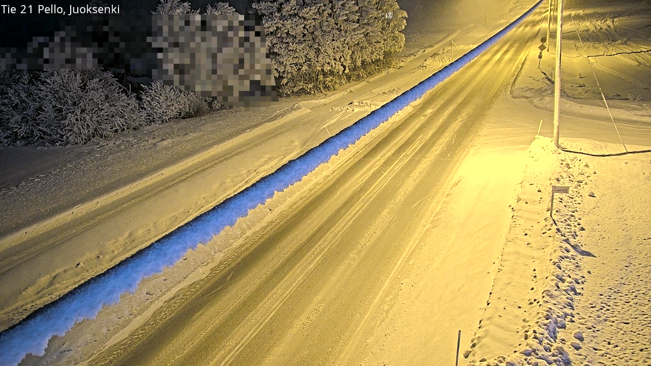 Kelikamerat Kuva Tie 21 Pello Juoksenki, Pello, Lappi