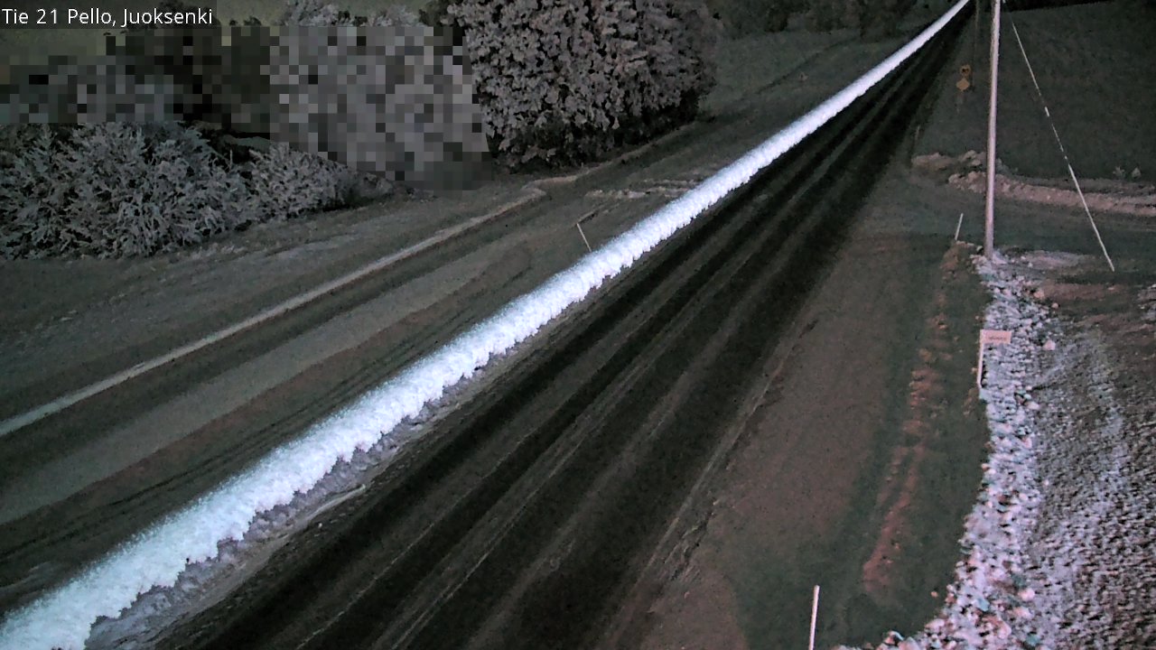 Kelikamerat Kuva Tie 21 Pello Juoksenki, Pello, Lappi