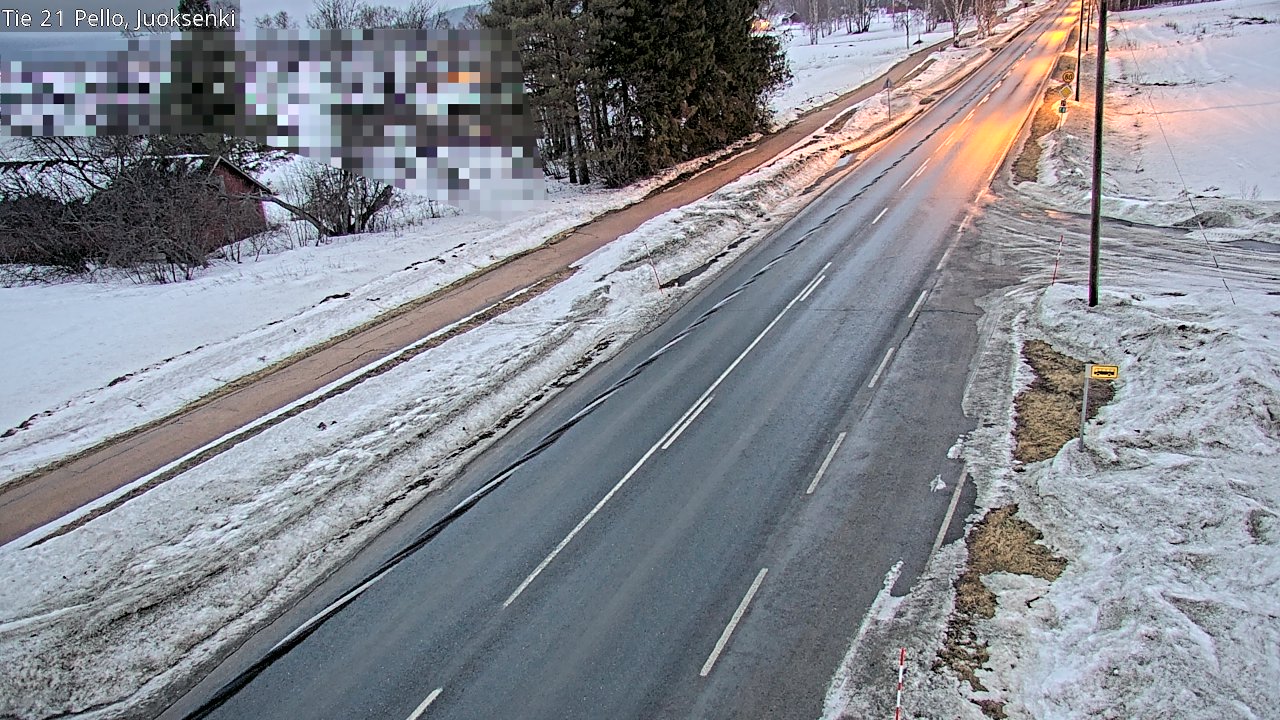 Kelikamerat Kuva Tie 21 Pello Juoksenki, Pello, Lappi