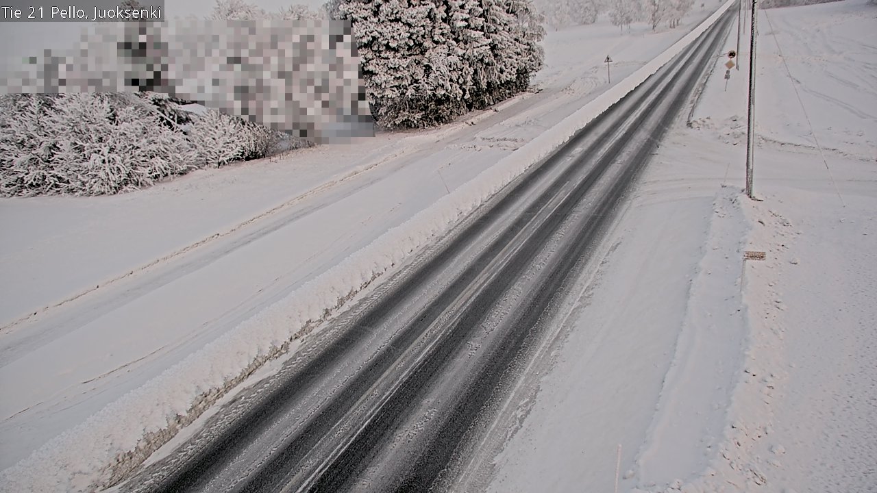 Kelikamerat Kuva Tie 21 Pello Juoksenki, Pello, Lappi