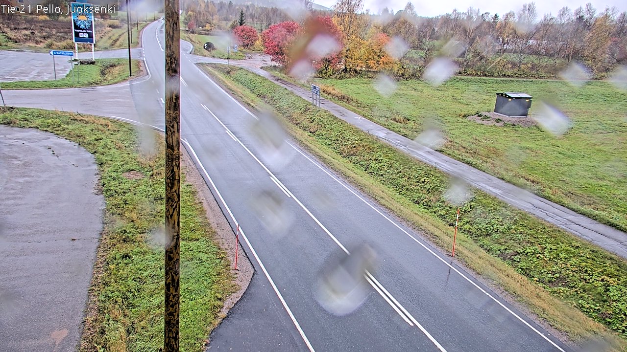 Weather Camera Image Road 21 Pello Juoksenki, Pello, Lappi