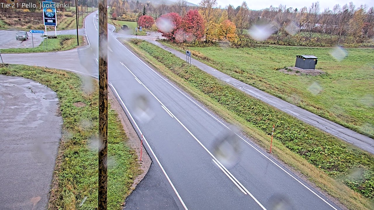Weather Camera Image Road 21 Pello Juoksenki, Pello, Lappi