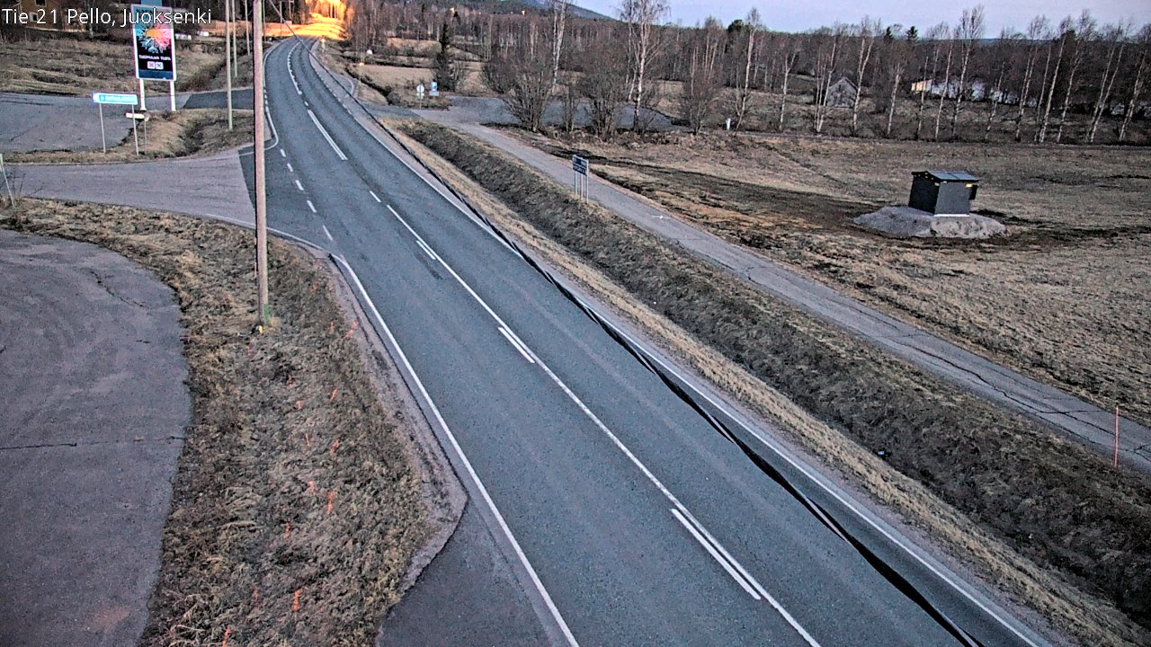 Kelikamerat Kuva Tie 21 Pello Juoksenki, Pello, Lappi