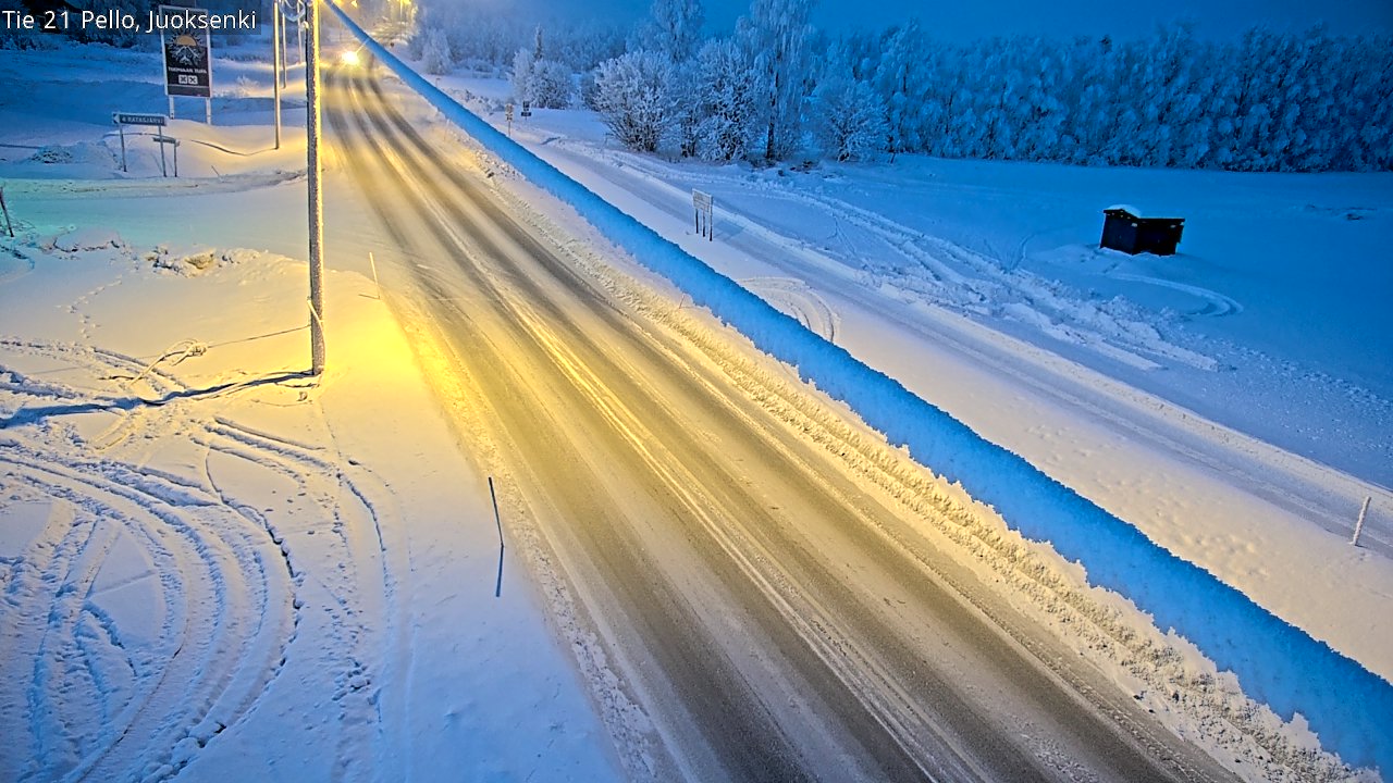 Kelikamerat Kuva Tie 21 Pello Juoksenki, Pello, Lappi