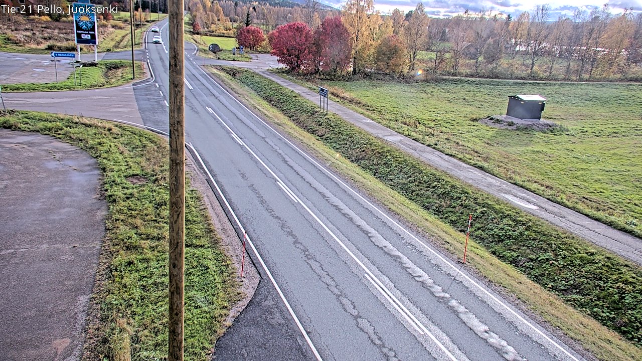 Kelikamerat Kuva Tie 21 Pello Juoksenki, Pello, Lappi