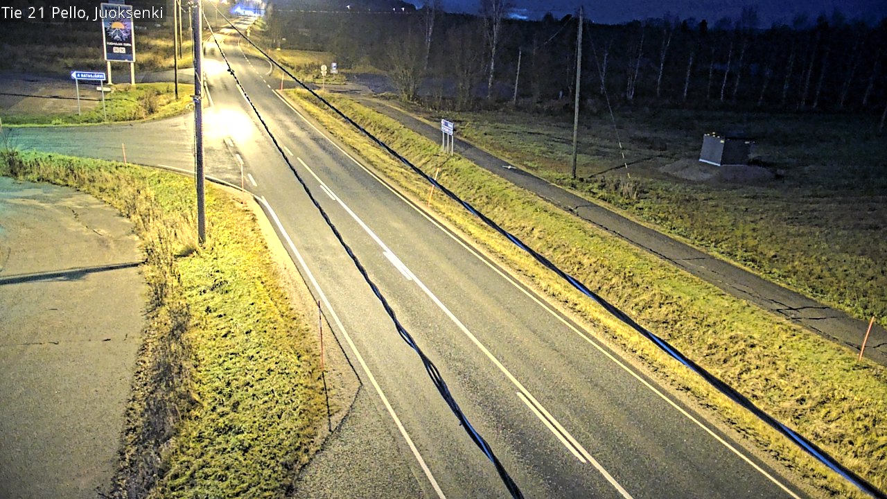 Kelikamerat Kuva Tie 21 Pello Juoksenki, Pello, Lappi