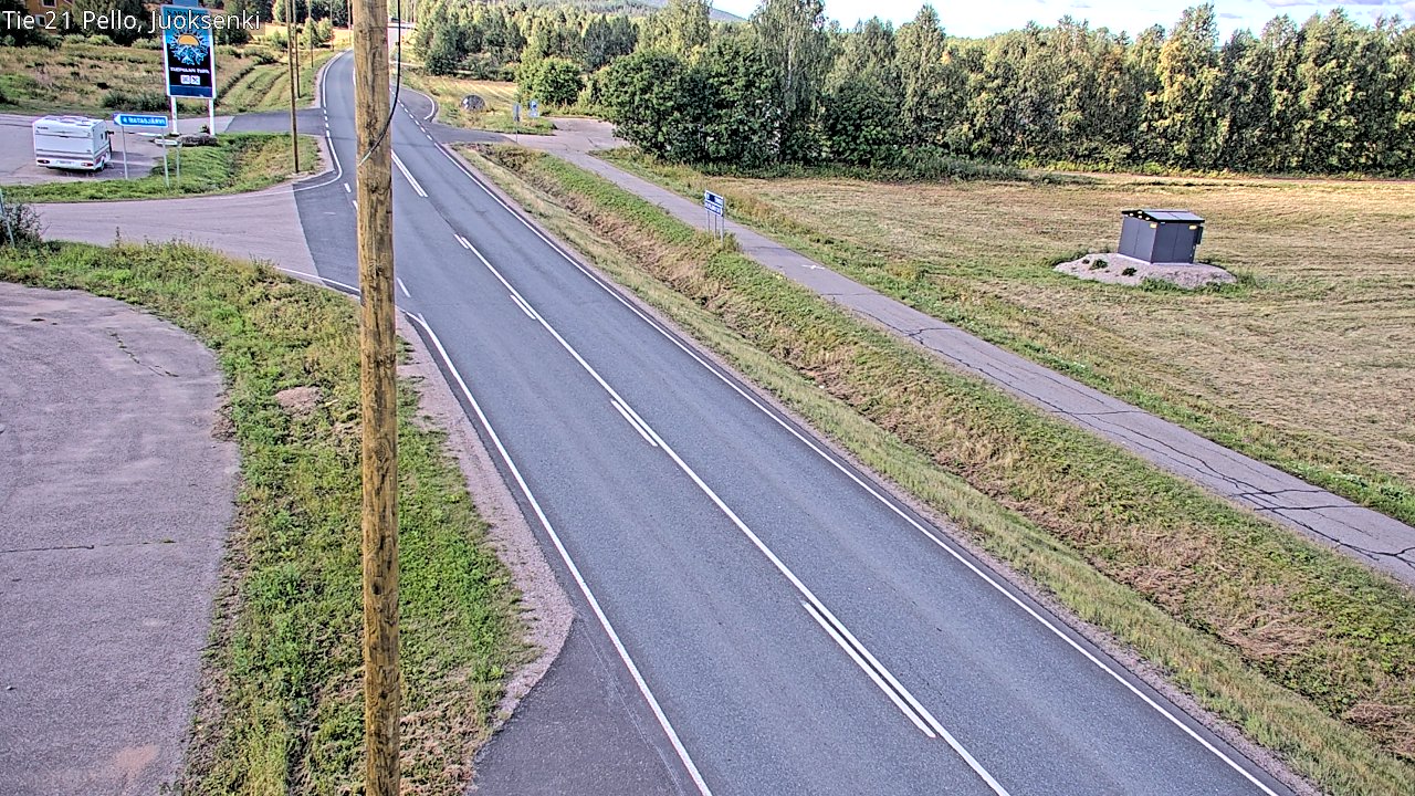 Kelikamerat Kuva Tie 21 Pello Juoksenki, Pello, Lappi