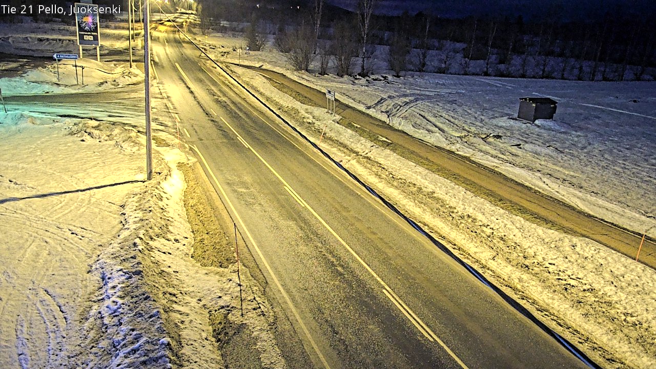 Kelikamerat Kuva Tie 21 Pello Juoksenki, Pello, Lappi