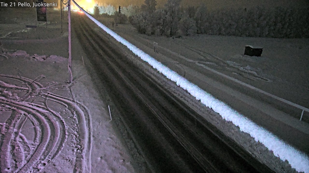 Kelikamerat Kuva Tie 21 Pello Juoksenki, Pello, Lappi