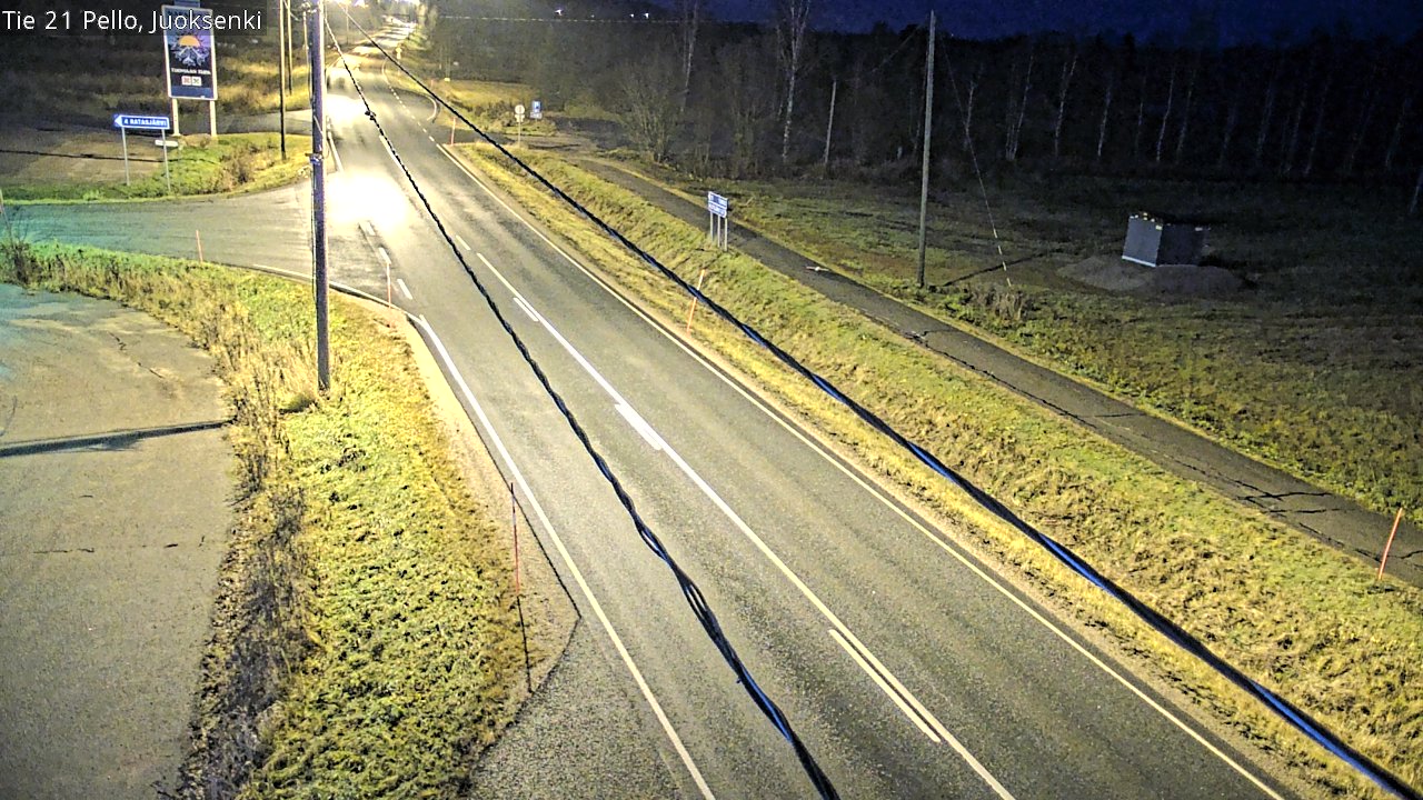 Kelikamerat Kuva Tie 21 Pello Juoksenki, Pello, Lappi