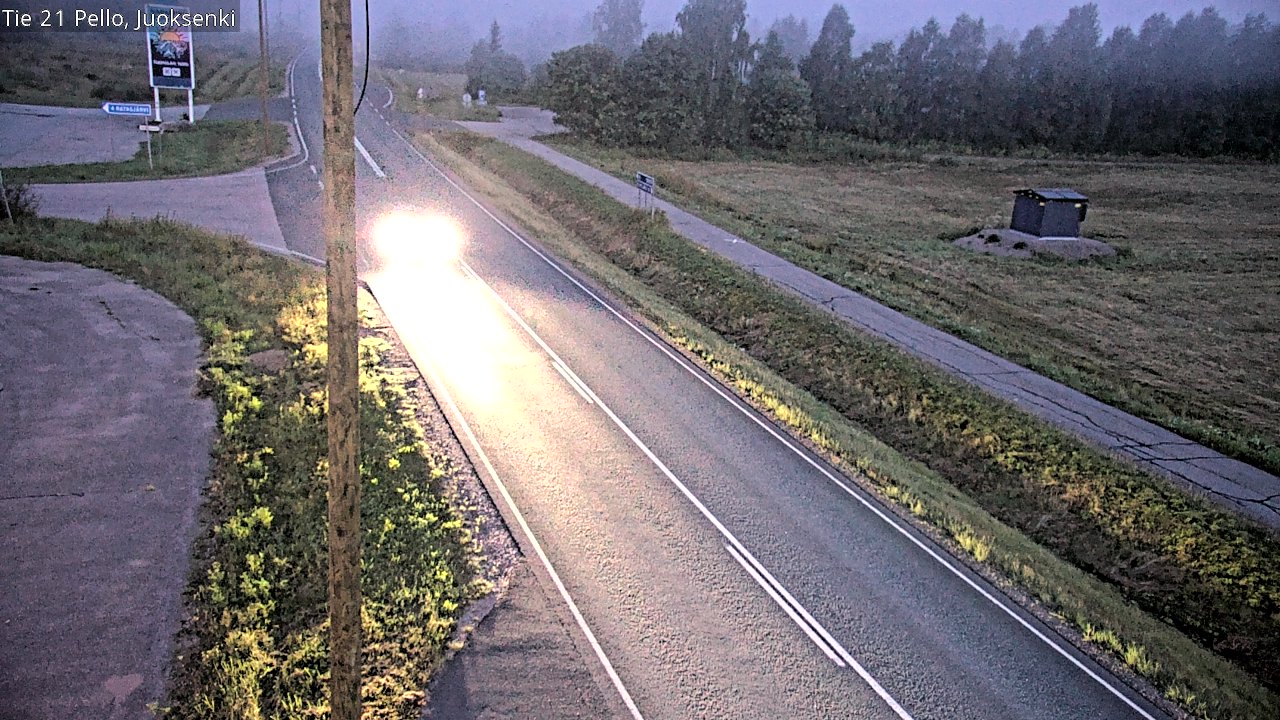 Kelikamerat Kuva Tie 21 Pello Juoksenki, Pello, Lappi