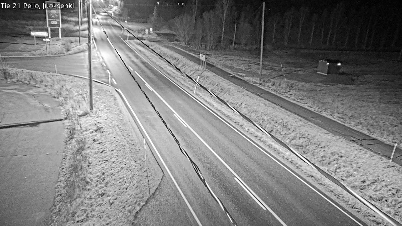 Kelikamerat Kuva Tie 21 Pello Juoksenki, Pello, Lappi