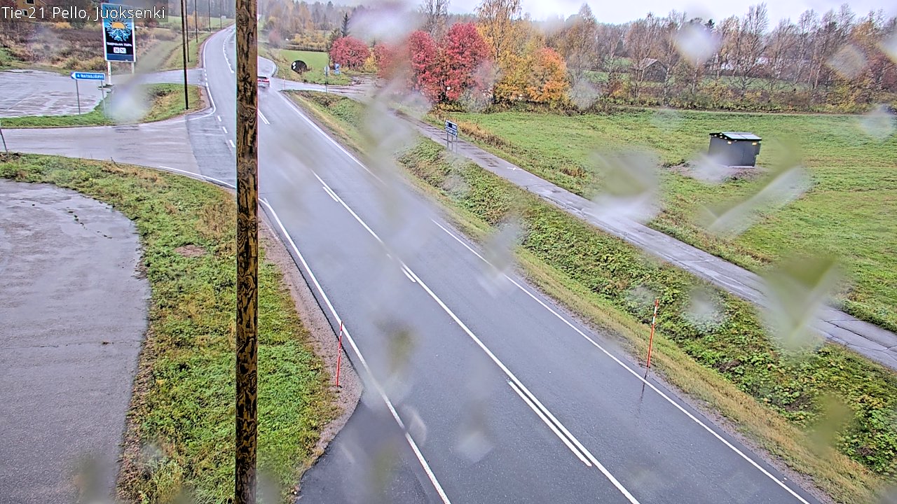 Weather Camera Image Road 21 Pello Juoksenki, Pello, Lappi