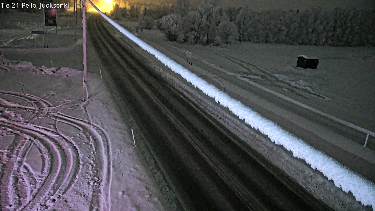 Kelikamerat Kuva Tie 21 Pello Juoksenki, Pello, Lappi