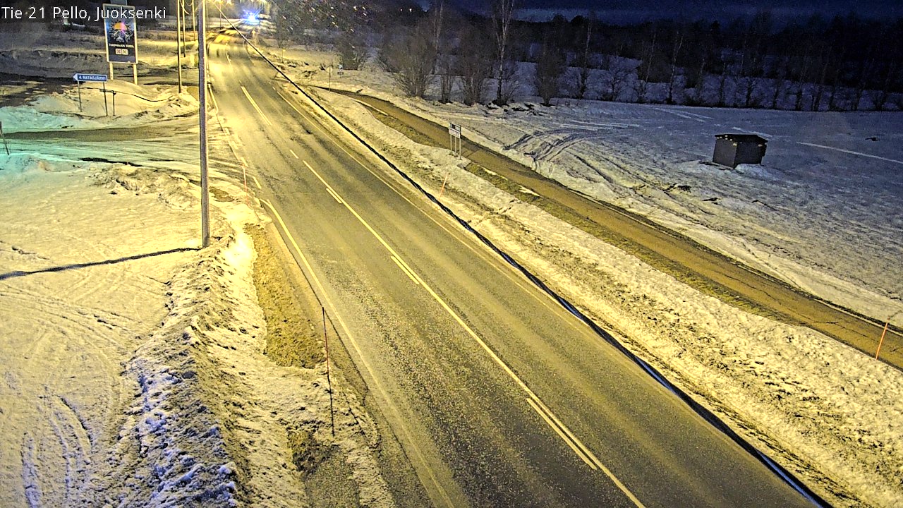 Kelikamerat Kuva Tie 21 Pello Juoksenki, Pello, Lappi