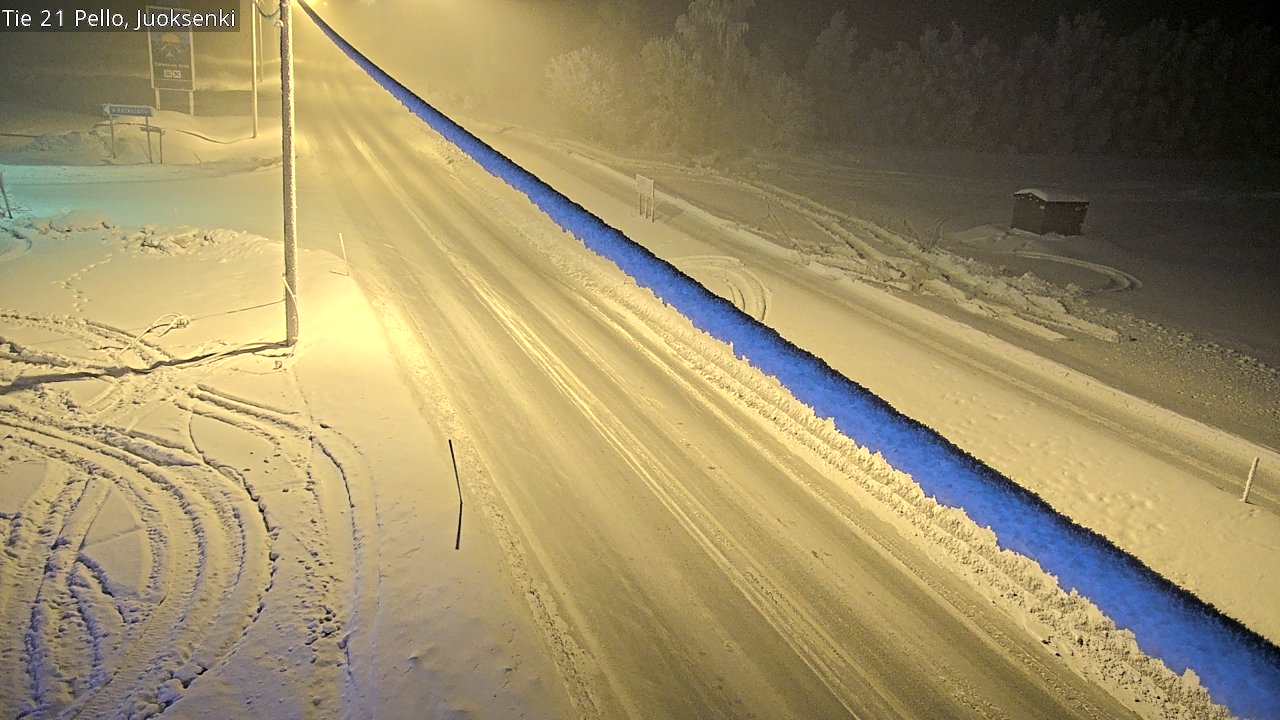 Kelikamerat Kuva Tie 21 Pello Juoksenki, Pello, Lappi
