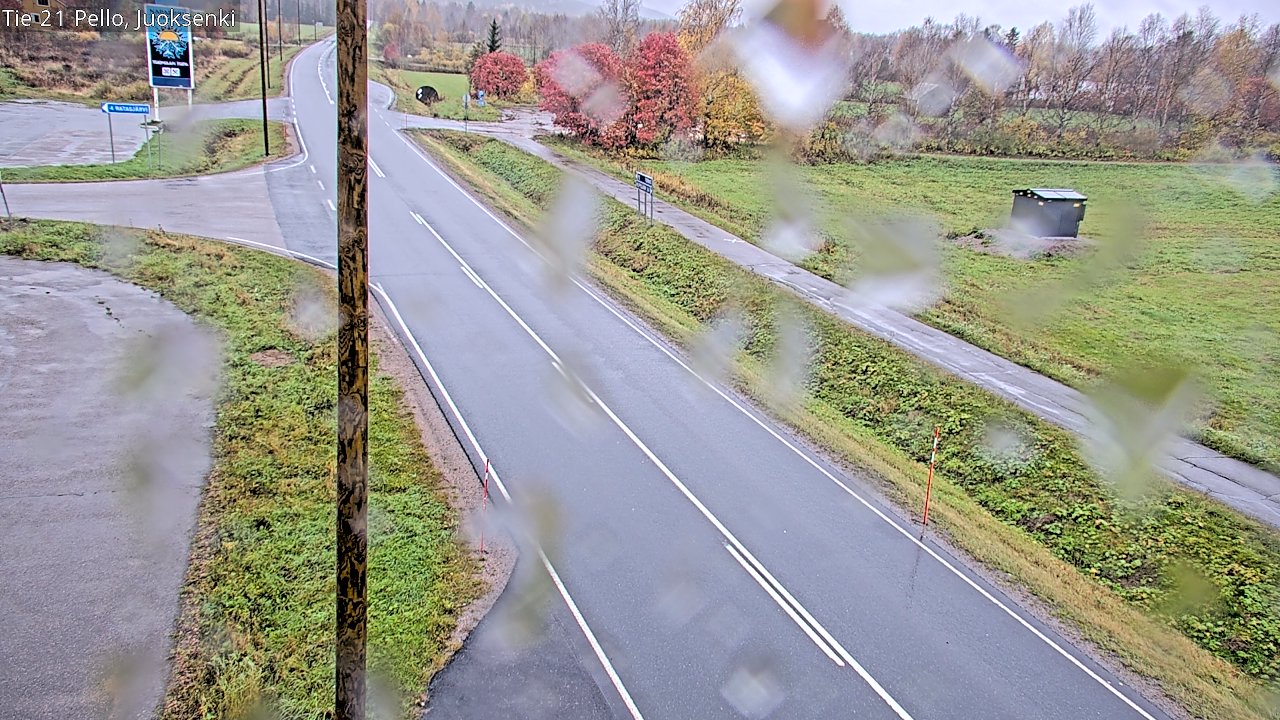 Weather Camera Image Road 21 Pello Juoksenki, Pello, Lappi