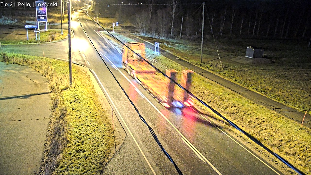 Kelikamerat Kuva Tie 21 Pello Juoksenki, Pello, Lappi