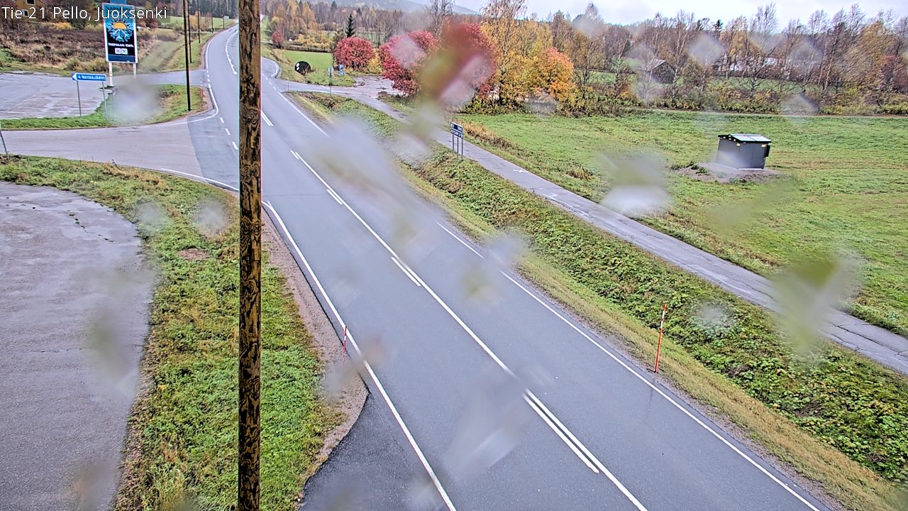 Weather Camera Image Road 21 Pello Juoksenki, Pello, Lappi