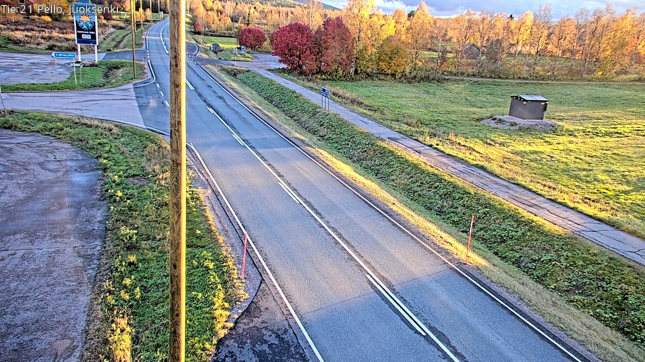 Kelikamerat Kuva Tie 21 Pello Juoksenki, Pello, Lappi