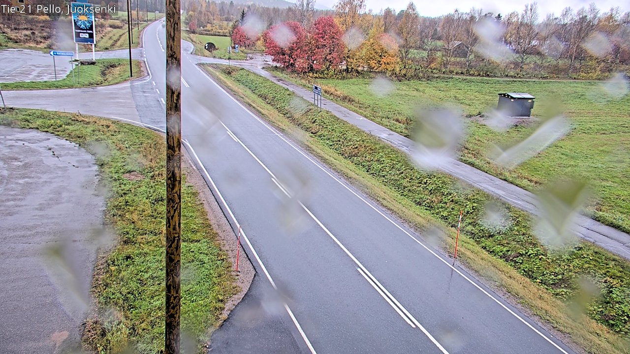 Weather Camera Image Road 21 Pello Juoksenki, Pello, Lappi