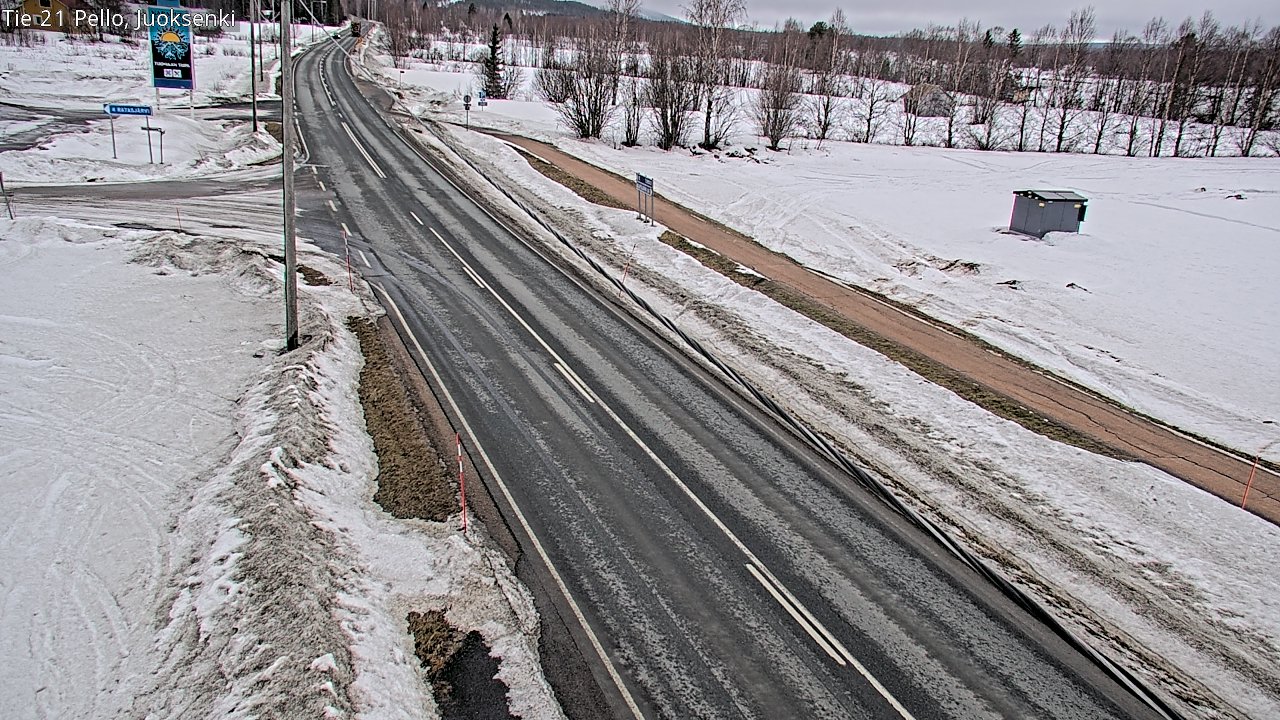 Kelikamerat Kuva Tie 21 Pello Juoksenki, Pello, Lappi
